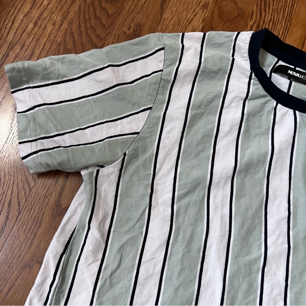 Fashion Nova Men Striped Ciao Tee - Picture 3 of 5